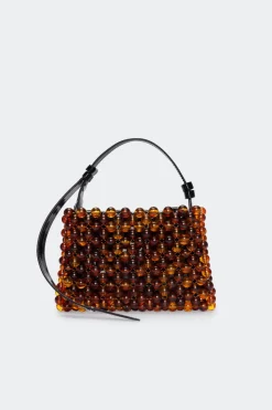 Mini Puffin Bag in Brown/Black Tortoise