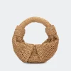 Raffia Lopsy Bag in Natural