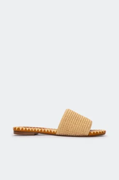 Raffia Salerno Slide in Natural