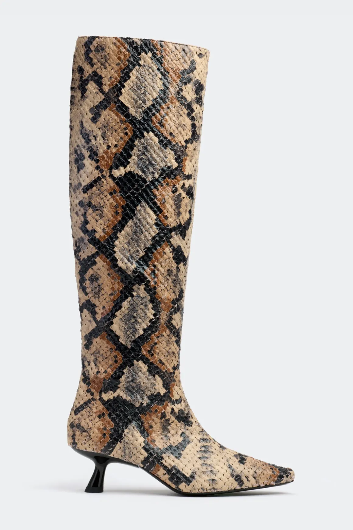 Snake Tall Kuki Boot in Snake Print