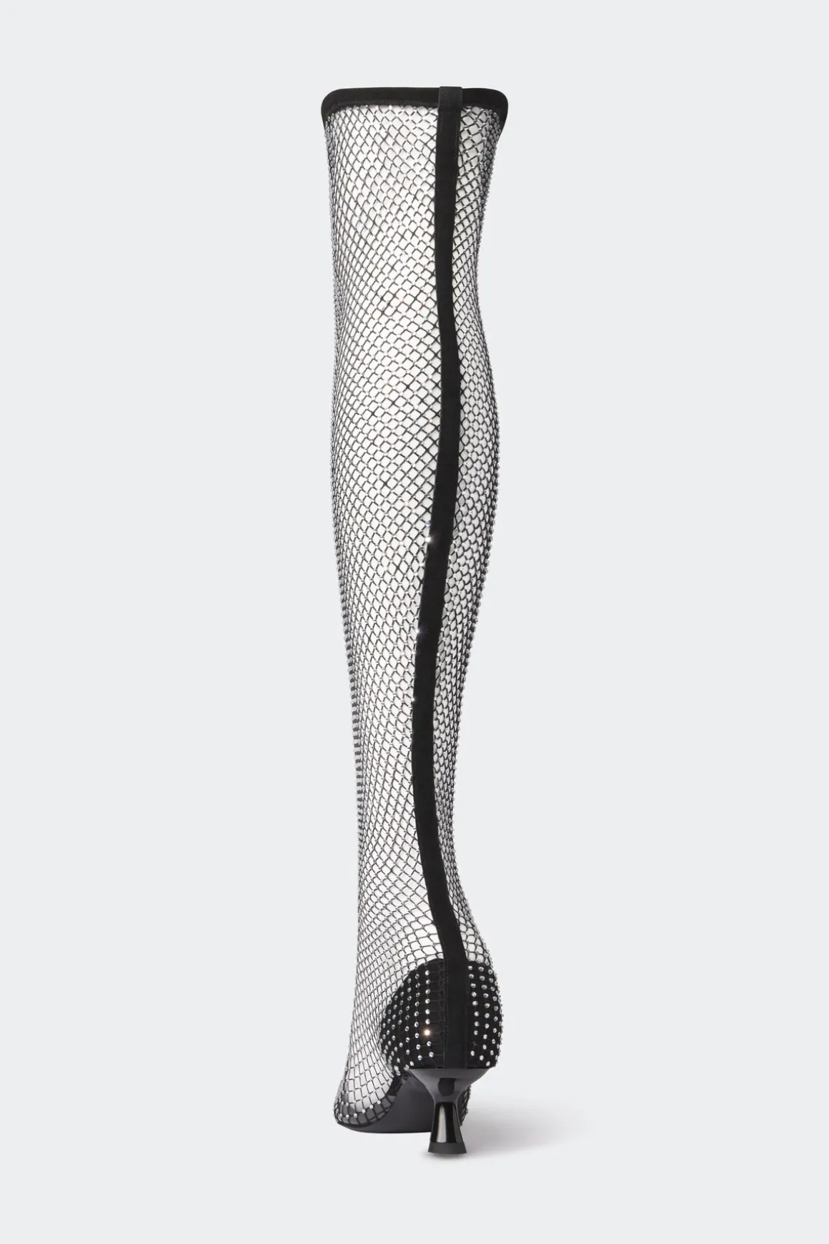 Stocking Boot in Black/Clear