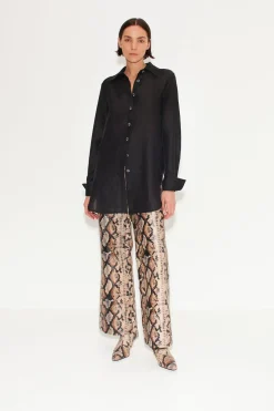 Vegan Snake Pant in Snake Print