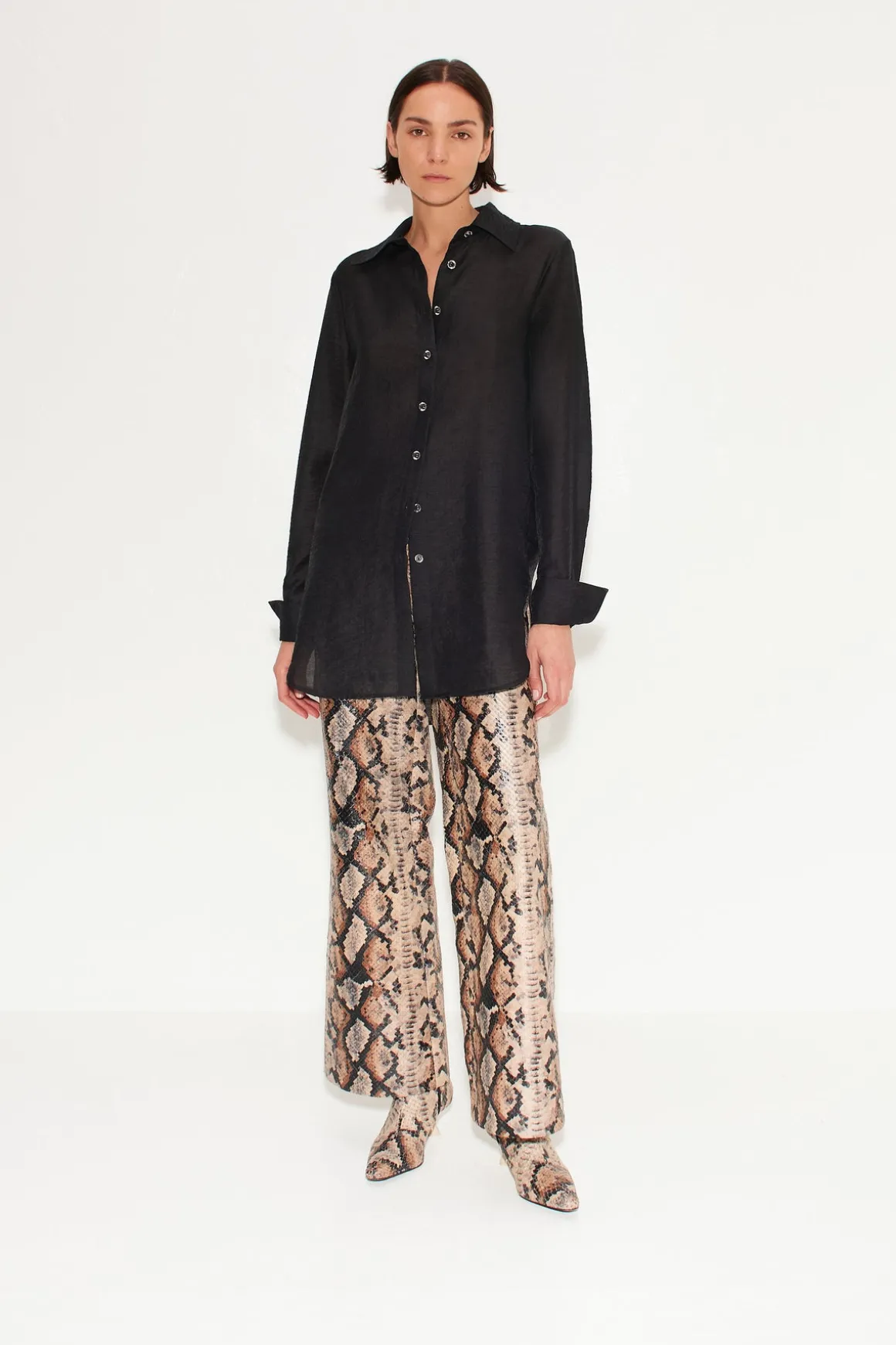 Vegan Snake Pant in Snake Print