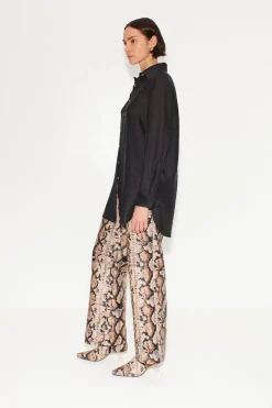 Vegan Snake Pant in Snake Print