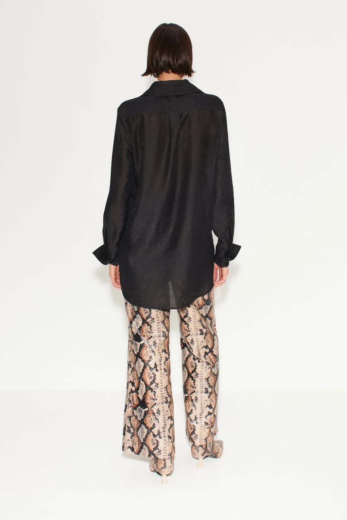 Vegan Snake Pant in Snake Print