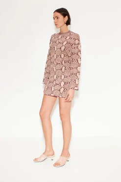 Wallis Knit Dress in Snake Print