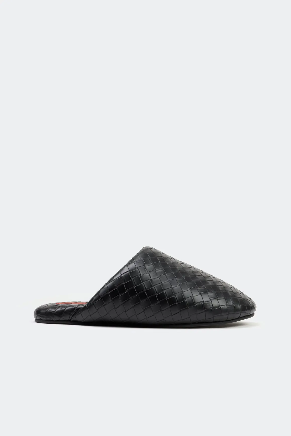 Woven Bubble Slipper in Black