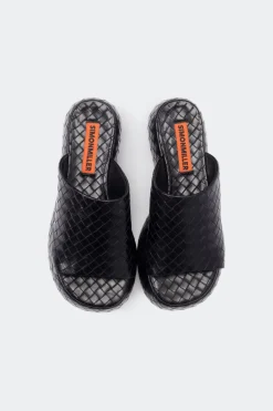 Woven Cloudy Platform in Black
