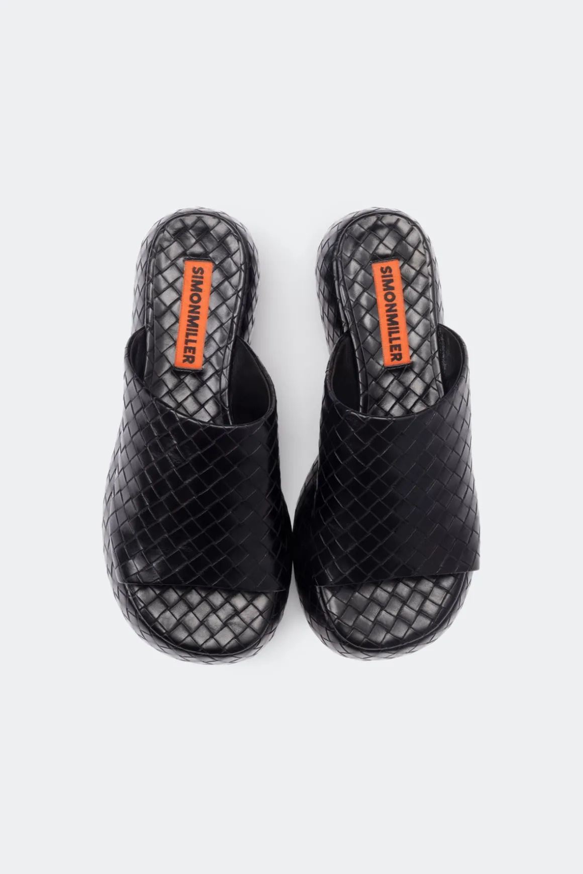 Woven Cloudy Platform in Black