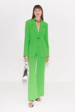Zypresse Crepe Pants in Gummy Green
