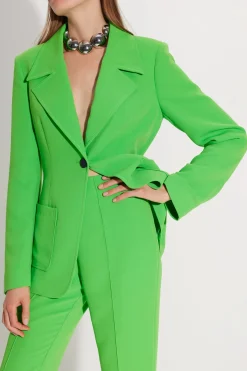 Zypresse Crepe Pants in Gummy Green