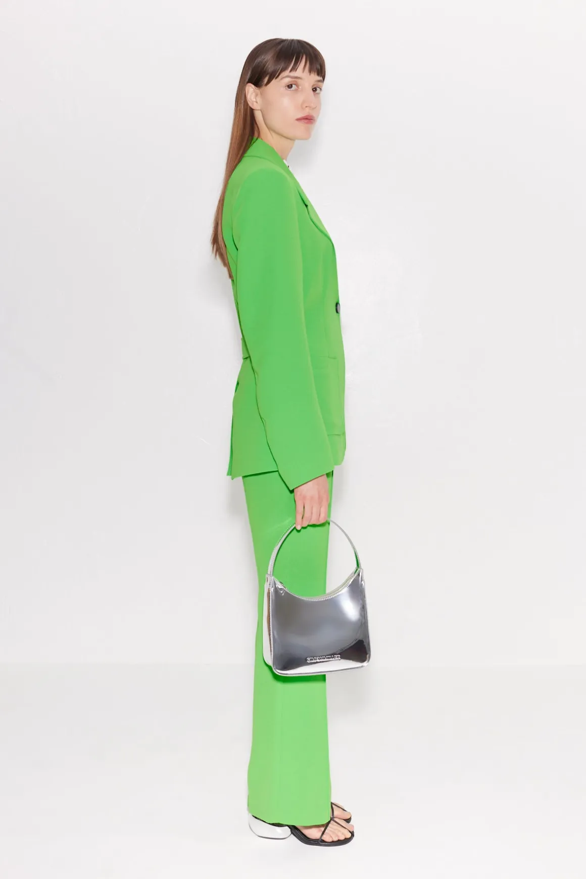 Zypresse Crepe Pants in Gummy Green